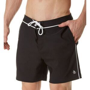 NWT Penguin The Earl Fixed Volley Swim Short True Black 38